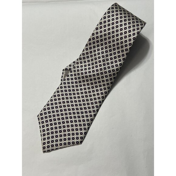 Christian Dior Mens Silk Tie 3.5" Wide 54"  Made In USA - Picture 4 of 7